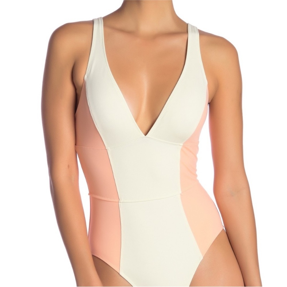 Solid & Striped Colorblock One Piece
Swimsuit NEW
